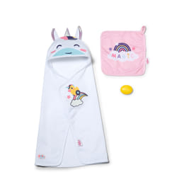 BABY born Hooded Towel Set Ensemble salle de bain pour poupée