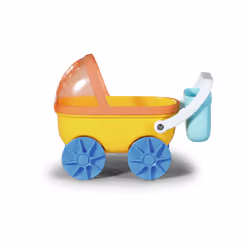 BABY born Splish Splash Pram with Emma Poupée de bain Multicolore