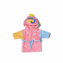BABY born Bath Bathrobe 43cm, Peignoir de poupée, 3 an(s)