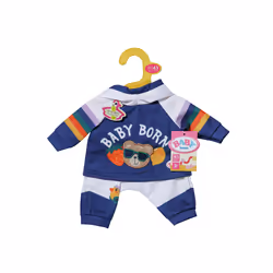 BABY born Jogging Suit Navy 43cm Ensemble d'habits de poupée
