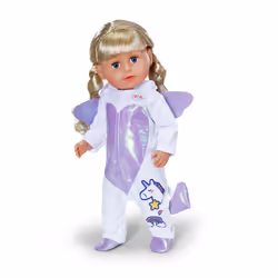 BABY born Unicorn Onesie 43cm Combi pantalon pour poupée - Vue supplémentaire 4