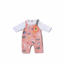 BABY born Romper Jungle 43cm, Grenouillère de poupée, 3 an(s)