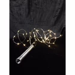 Hellum 522822, Guirlande lumineuse décorative, Argent, 6 h, 20 ampoule(s), LED, Blanc chaud