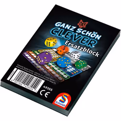 Schmidt Spiele That's Pretty Clever! Replacement Pad, Jeu de société, Education, 8 an(s), Edition de voyage, Jeu familial