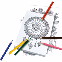 Schmidt Spiele Colors & Pictures Kit d'images à colorier