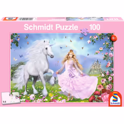 Schmidt Spiele Prinzessin der Einhörner, 100 pièce(s), Fée, 6 an(s)
