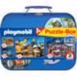 Coffret Puzzle Playmobil - SCHMIDT SPIELE - 2 x 60 et 2 x 100 pièces - Scène de vie - Mixte