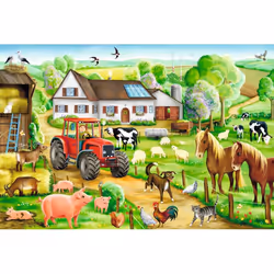 Schmidt Spiele 56003 puzzle Jeu de puzzle 100 pièce(s) Ferme