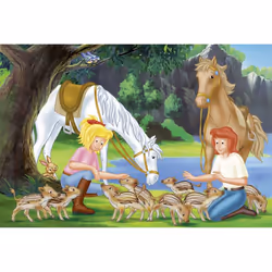 Schmidt Spiele Bibi & Tina Jeu de puzzle 150 pièce(s) Dessins animés