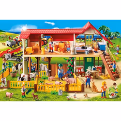 Schmidt Spiele Playmobil Puzzle de 100 Pièces - Ferme