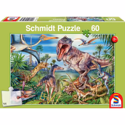 Schmidt Spiele 56193, 60 pièce(s), Dinosaures, 5 an(s)