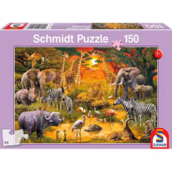 Schmidt Spiele 150 Pièces - Animaux D'Afrique