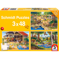 Schmidt Spiele 56203, 48 pièce(s), Faune, 4 an(s)