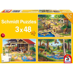 Schmidt Spiele 56203 puzzle Jeu de puzzle 48 pièce(s) Faune