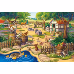 Schmidt Spiele 56203 puzzle Jeu de puzzle 48 pièce(s) Faune