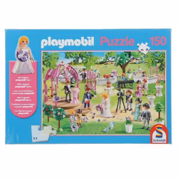 Puzzle Playmobil Mariage - SCHMIDT SPIELE - 150 pièces - Dessins animés et BD - Adulte - Multicolore