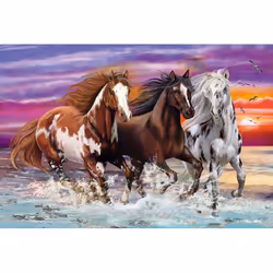 Schmidt Spiele Trio de chevaux sauvages