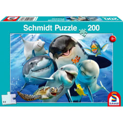 Schmidt Spiele Les amis du monde sous-marin, 200 pcs