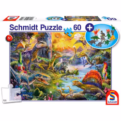 Schmidt Spiele Dinosaures, 60 pièce(s), Animaux, 5 an(s)