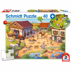Schmidt Spiele Fun farm, 40 pcs, 40 pièce(s), Ferme, 4 an(s)
