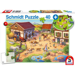Schmidt Spiele Fun farm, 40 pcs Jeu de puzzle 40 pièce(s) Ferme