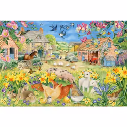 Schmidt Spiele Mein kleiner Bauernhof Jeu de puzzle 60 pièce(s) Ferme