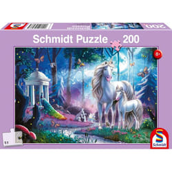 Schmidt Spiele La licorne et son poulain, 200 pcs