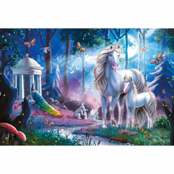 Schmidt Spiele La licorne et son poulain, 200 pcs - Vue supplémentaire 2