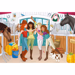 Schmidt Spiele Schleich: Horse Club Jeu de puzzle 60 pièce(s) Animaux