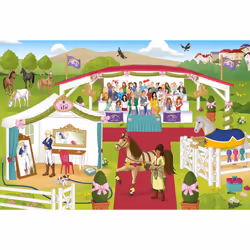 Schmidt Spiele Schleich: Horse Club Jeu de puzzle 60 pièce(s) Animaux