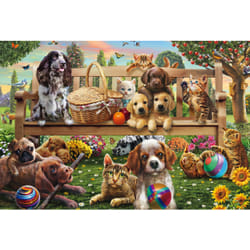 Schmidt Spiele Chiens et chats en pique-nique, 200 pcs