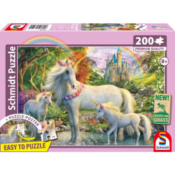 Schmidt Spiele La licorne et ses poulains, 200 pcs