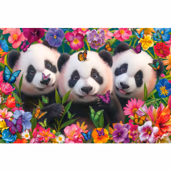 Schmidt Spiele Panda Trio, 200 pcs - Vue supplémentaire 2