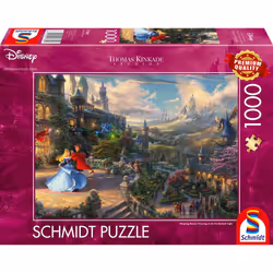 Schmidt Spiele Thomas Kinkade Studios: Disney Dreams Collections - Sleeping Beauty Dancing in the Enchanted Light