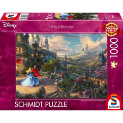 Schmidt Spiele Thomas Kinkade Studios: Disney Dreams Collections - Sleeping Beauty Dancing in the Enchanted Light Jeu de puzzle 1000 pièce(s) Dessins animés