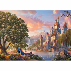 Schmidt Spiele Thomas Kinkade Studios: Disney Dreams Collections - Belle’s Magical World Jeu de puzzle 3000 pièce(s) Dessins animés
