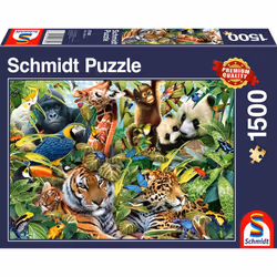 Schmidt Spiele 57385, 1500 pièce(s), Animaux, 12 an(s)