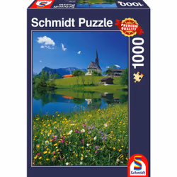 Schmidt Spiele Inzell, Einsiedlhof et église Saint-Nicolas, 1000 pcs