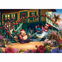 Schmidt Spiele Disney, Lilo and Stitch Aloha Christmas, 1000 pcs - Vue supplémentaire 2
