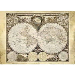 Schmidt Spiele Mappemonde historique, 2000 pcs