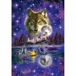 Schmidt Spiele Loup Au Clair De Lune, 1000 pièce(s), Animaux, 12 an(s)
