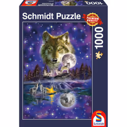 Schmidt Spiele Loup Au Clair De Lune