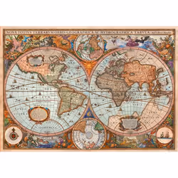 Schmidt Spiele Ancient World Map Contour pour puzzle 3000 pièce(s) Cartes