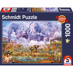 Schmidt Spiele 58356, 1000 pièce(s), Animaux, 12 an(s)
