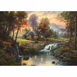 Schmidt Spiele Mountain Retreat Jeu de puzzle 1000 pièce(s) Paysage
