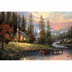 Schmidt Spiele Haus in den Bergen, 500 pièce(s), Paysage