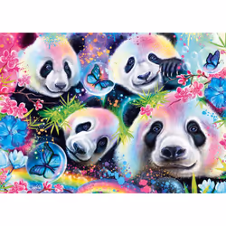 Schmidt Spiele Pandas fluo, 1000 pcs