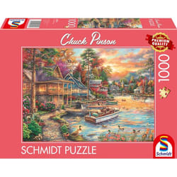 Schmidt Spiele Rive dorée au crépuscule, 1000 pcs