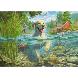 Schmidt Spiele Labrador sable à la pêche, 1000 pcs