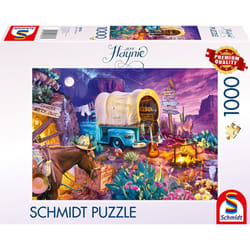 Schmidt Spiele Camping romantique au Far West, 1000 pcs